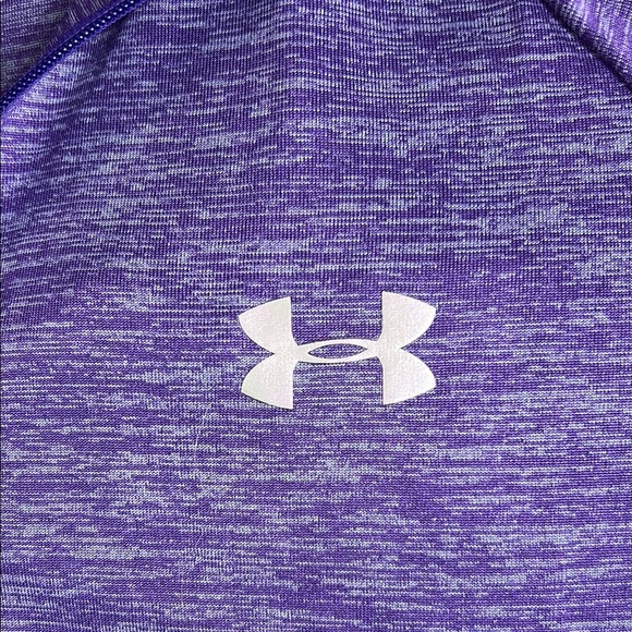 Under Armour Purple Fitted Long Sleeve Tee - Picture 5 of 8